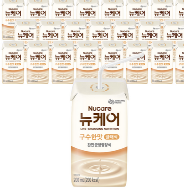 뉴케어 구수한맛 클래식24+검은깨맛24 클래식 완전균형영양식, 48개, 200ml