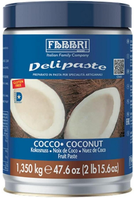 Fabbri Delipaste 파브리 델리페이스트 코코넛 플레이버링 젤라또아이스크림용, 1개, 1.35kg