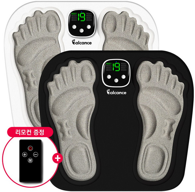 에피카 발캉스 EMS발마사지기 + 리모콘, 블랙