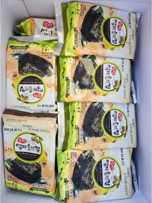 광천 엄마손맛김 선물셋 (4g - 24봉 ) x 2박스