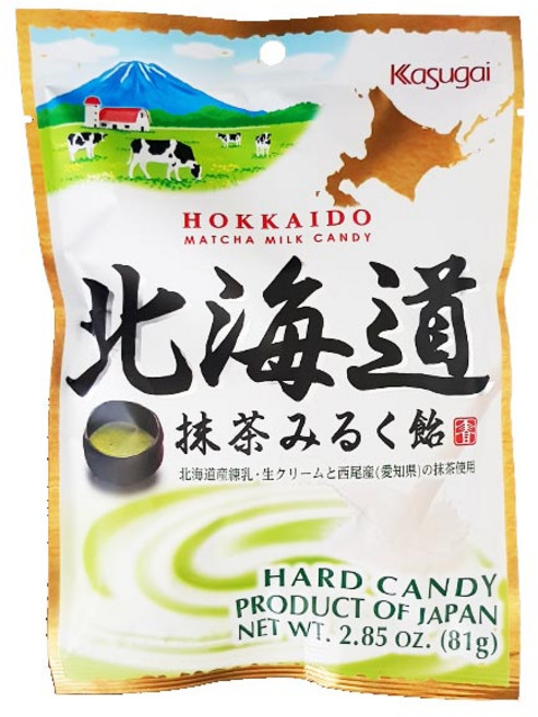 카수가이 홋카이도 마차 밀크캔디, 81g, 3개