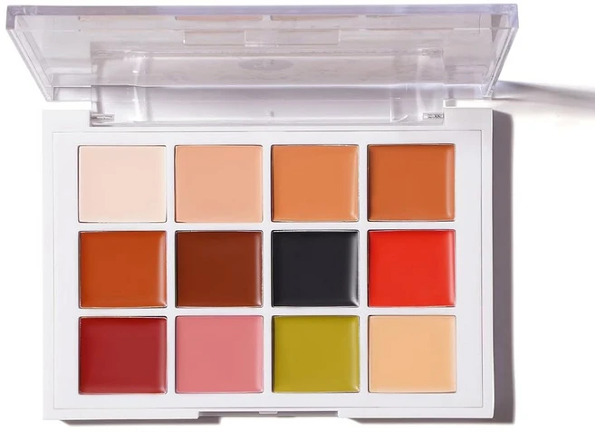 내러티브 코스메틱 타투 커버 메이크업 팔레트 흉터 잡티를 위한 퀵셋 워터프루프 크림 컨실러 모든 피부 톤을 오래 지속되는 번짐 방지 포뮬러, 1개 - 쿠팡