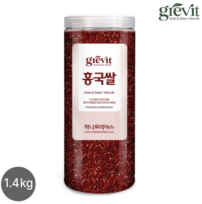 [grevit] 발효홍국분말 홍국쌀, 1개, 1.4kg