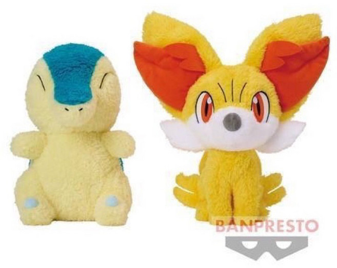 BANPRESTO 寶可夢毛絨玩偶, 兩款一組,約24公分舒適柔軟毛絨, 1個