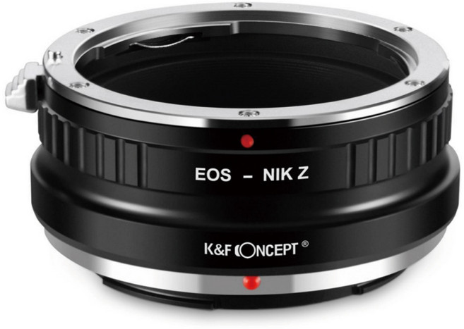 K&F Concept EOS-NIK Z _ Canon EF Lens - Nikon Z Body 변환어뎁터, 1개