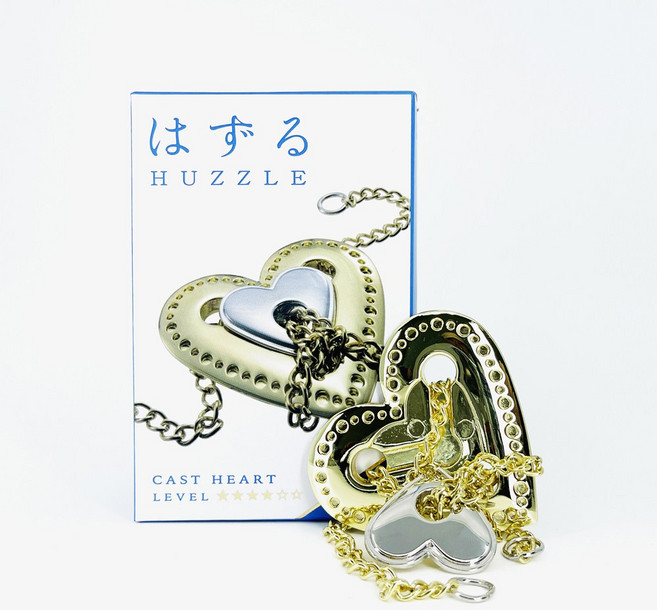 하나야마 캐스트 퍼즐 하즈루 중급 4단계 하트
