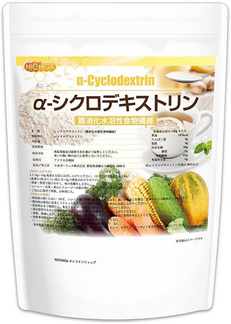 알파 사이클로덱스트린 식이섬유 니치가 600g 일본, 1개