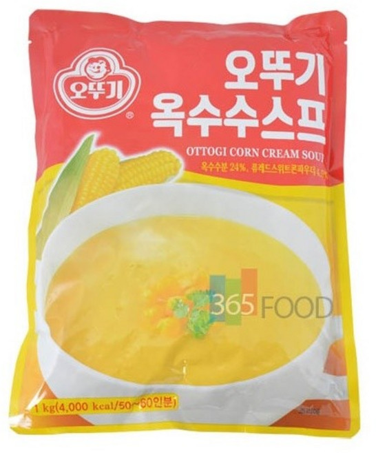 오뚜기 옥수수스프 1kg, 1개, 1g
