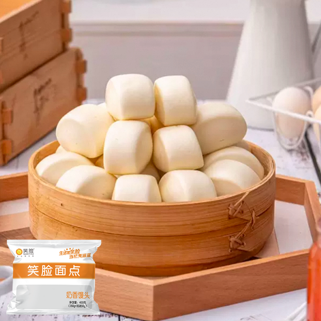 성실홈 전통간식 찐빵 만토 간편식 단나이만투 만가복나이샹만투 400g, 5개