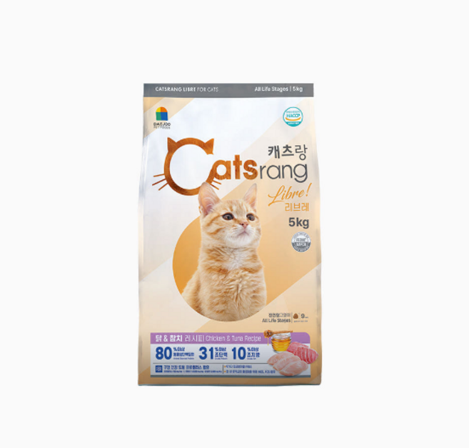 캐츠랑 전연령 비타플러스 건식사료, 면역/항산화, 5kg, 1개