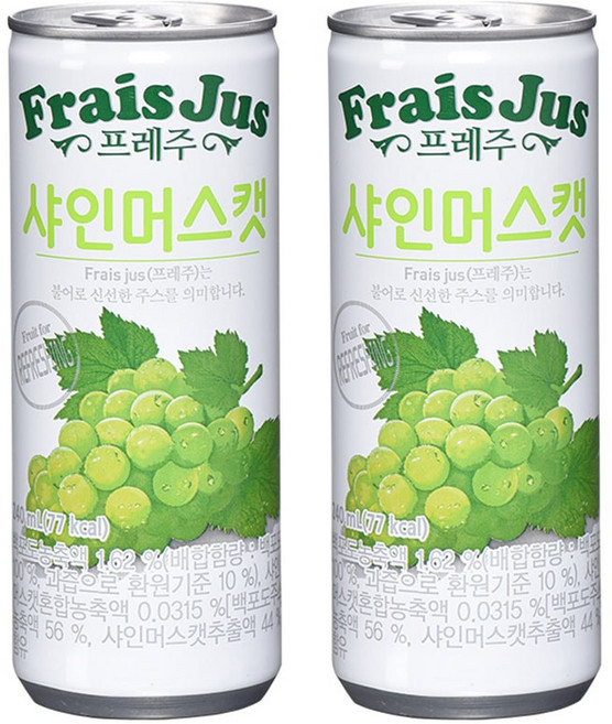 프레주 샤인머스캣 240ml 60캔, 30개