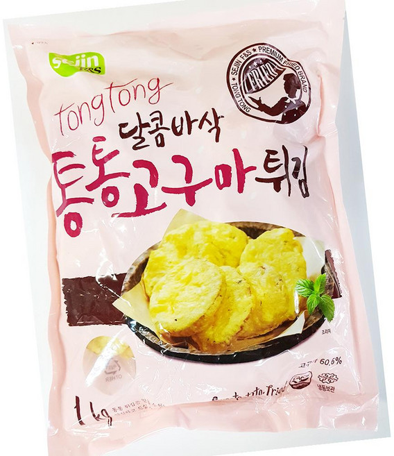 세진 통통 고구마튀김 1kg 냉동튀김, 1개