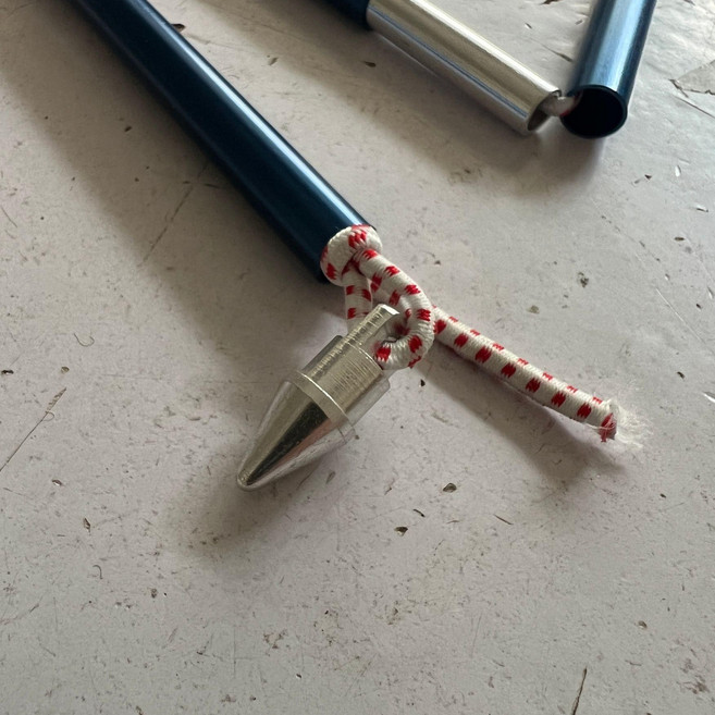 초경량 접이식 실타프폴대 휴대용 알루미늄 텐트, 1개, 기본 색상