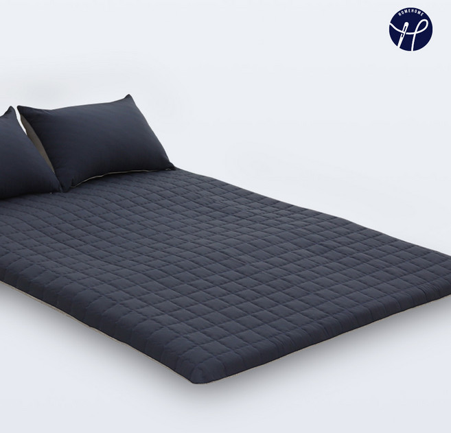 홈홈 국내 제조 먼지없는 세미마이크로 전기 온수 온열 매트커버, 도르미오_네이비