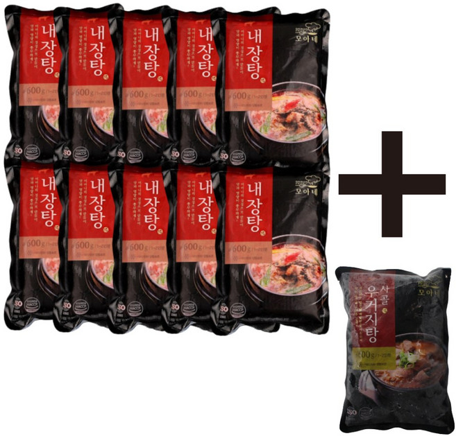 모아네 사골우거지 1봉증정+다모아 내장탕 600gX10봉, 600g, 단품