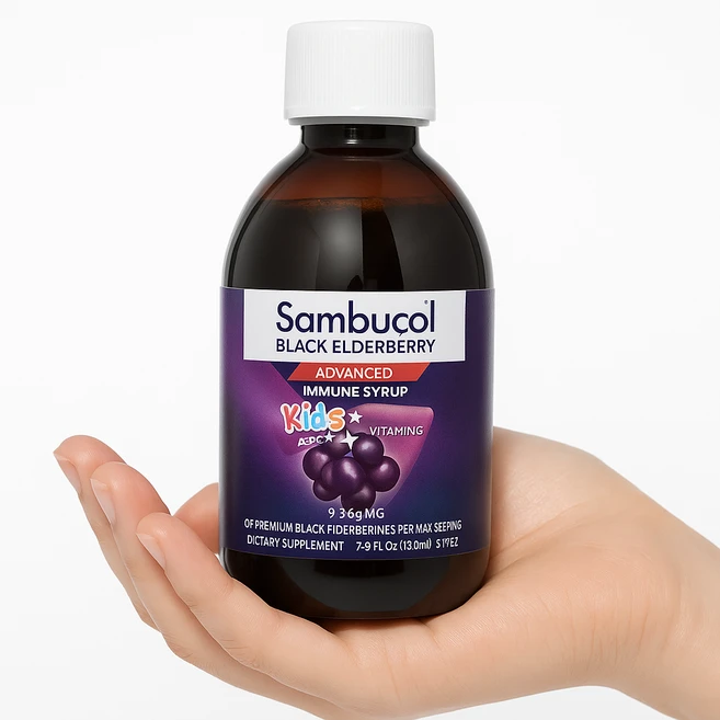 삼부콜 어린이용 블랙 엘더베리 8360mg 230ml / 해외직구 미국정품, 1개 - 쿠팡