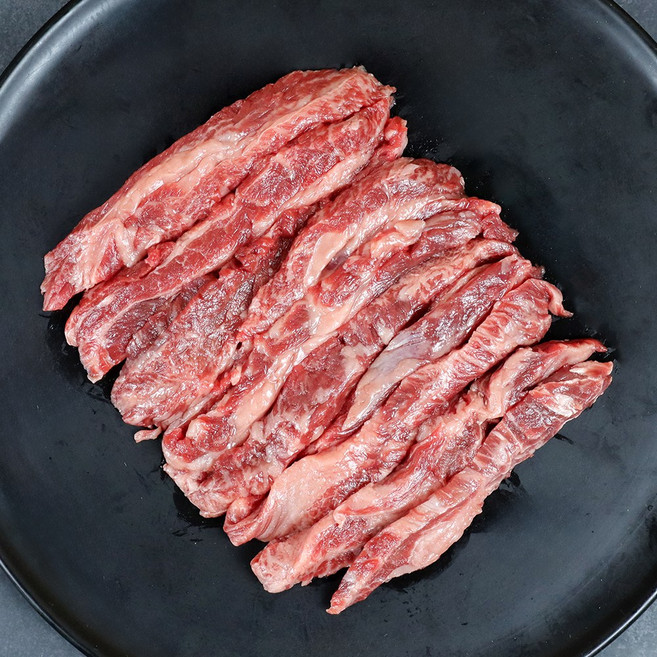 자연순수 국내산 한우 1등급 갈비살 200g 부드럽고 풍부한 마블링 프리미엄 고기, 2개