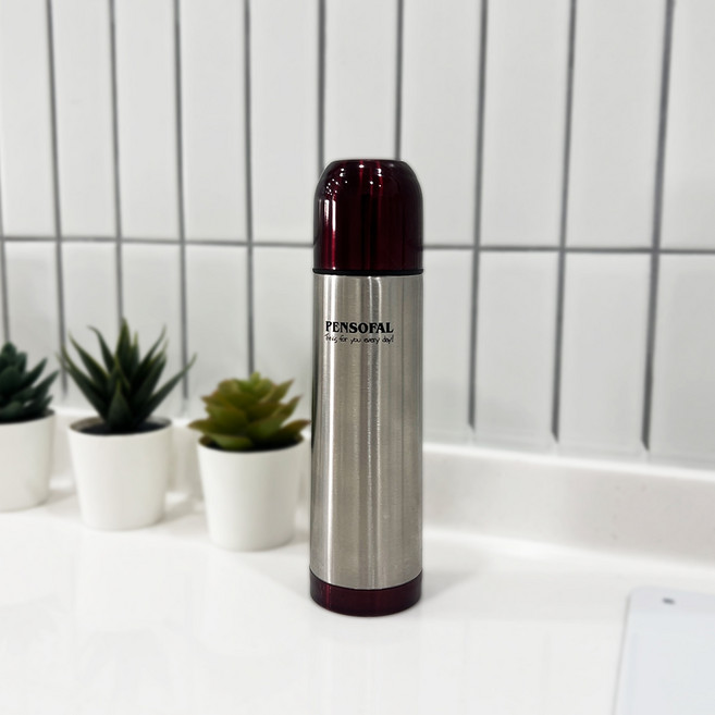 펜소팔 미니 보온병 250ml / 스테인레스 보온 보냉 원터치 캠핑 가벼운 초등학생 학교 어린이 물병, 1개