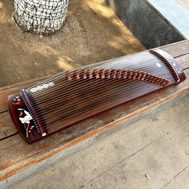 입문용가야금 초보자 연주 교육용 취미 국악 전통적인, 1개, 125cm 프로스페리티 앤 피시