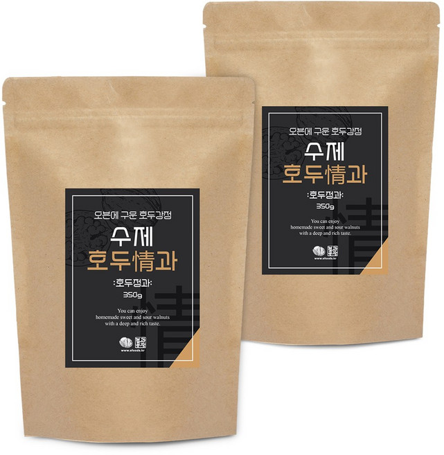 오븐에 구운 수제 호두정과 호두강정 700g(350gx2봉), 1개, 오븐에 구운 호두강정 700g