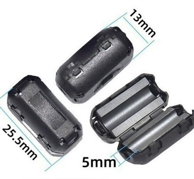 扣式磁環 濾波器, 1個, 【抗干擾磁環】內徑5mm