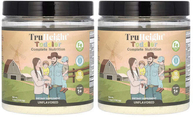 트루하이트 토들러 컴플리트 뉴트리션 만 1세 이상 무맛 5.5oz, 155.4g, 2팩