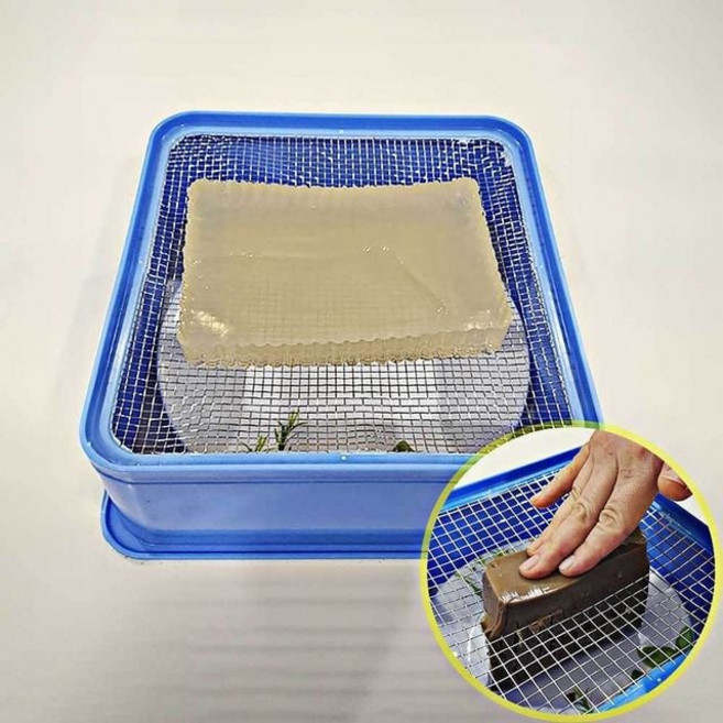 사각 묵채 주방 우무가사리 채소 보관 용기 이동식 수납함 986000ea (개), 사각묵채 2호