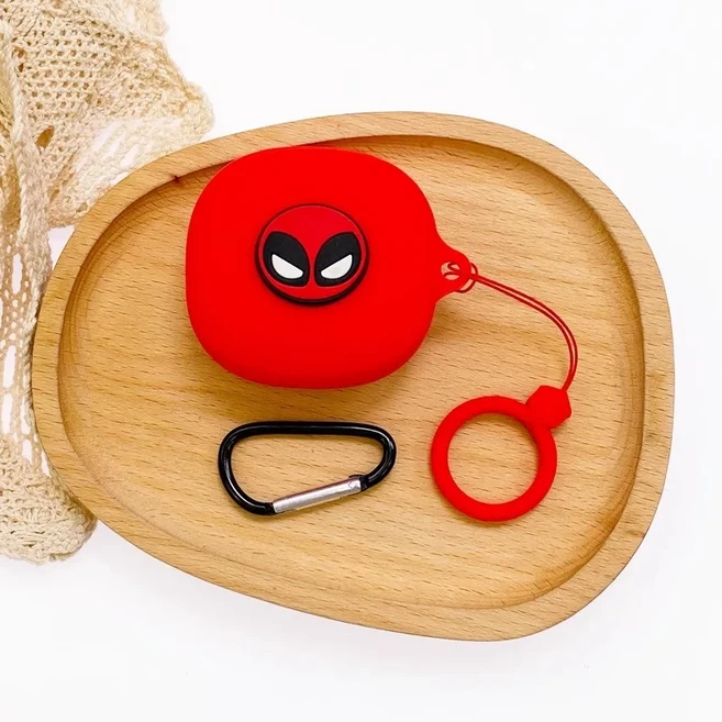 BEAST KINGDOM Marvel 이어폰 케이스 Anker Soundcore Liberty 4 / 4Pro 실리콘 무선 버드 보호 (후크 포함, 18 Style 15, 01 Anker Liberty 4