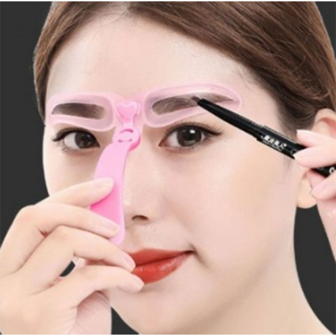 해강코퍼레이션 여성용 눈썹 그리기 틀 가이드 8종 세트, 1세트