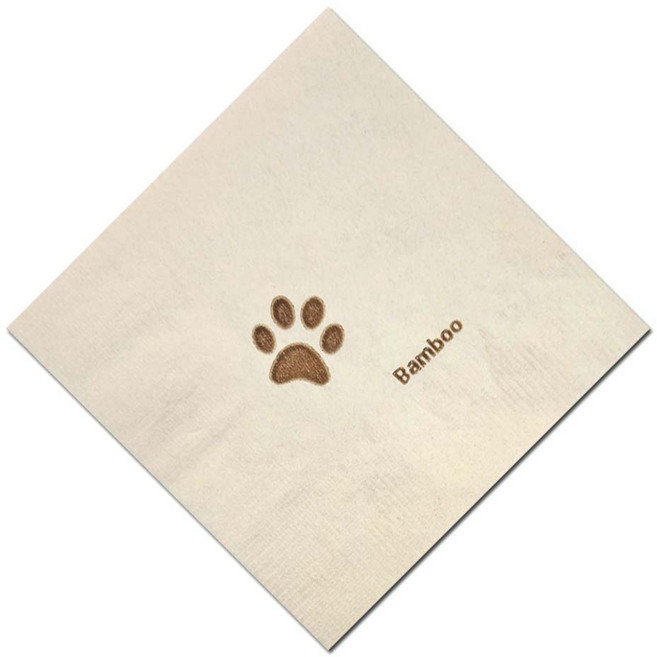대나무 항균 친환경 칵테일 냅킨, 1세트, 발바닥, 3000개