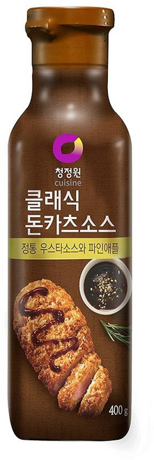 정정원 오푸드 클래식 카츠 소스 돈까스 달콤하고 고소한 소스에 딱 맞는 (클래식 w / 파인 400g), Classic w/ Pine, 400g, 400g, 1