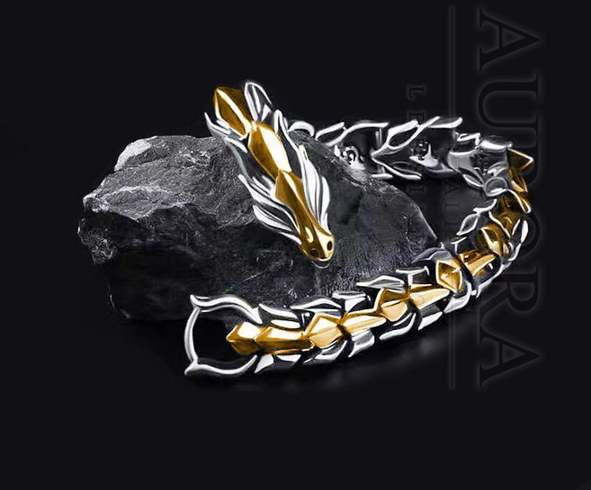 드래곤플라이 엔틱 체인 팔찌 CUFF-1960