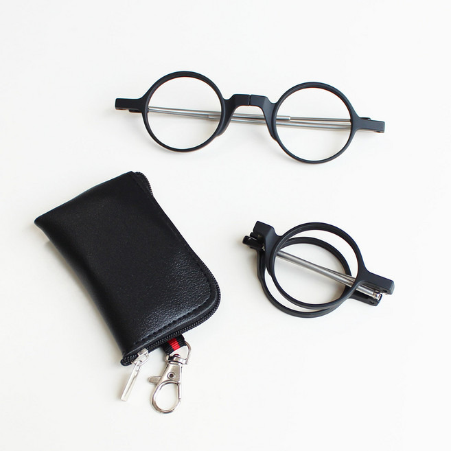 돋보기용 안경테 접이식 돋보기 노안 안경 9g 초경량 (돋보기렌즈없음)