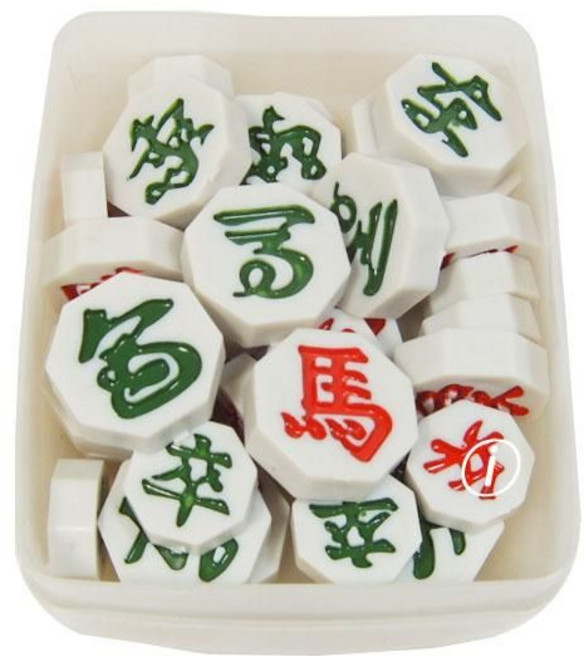 특 사각케이스 장기알 장기판 바둑 알 놀이 문화 훈수 게임 명절, 단품, 1개