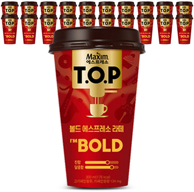 맥심 티오피 볼드 에스프레소라떼 300ml x 20개