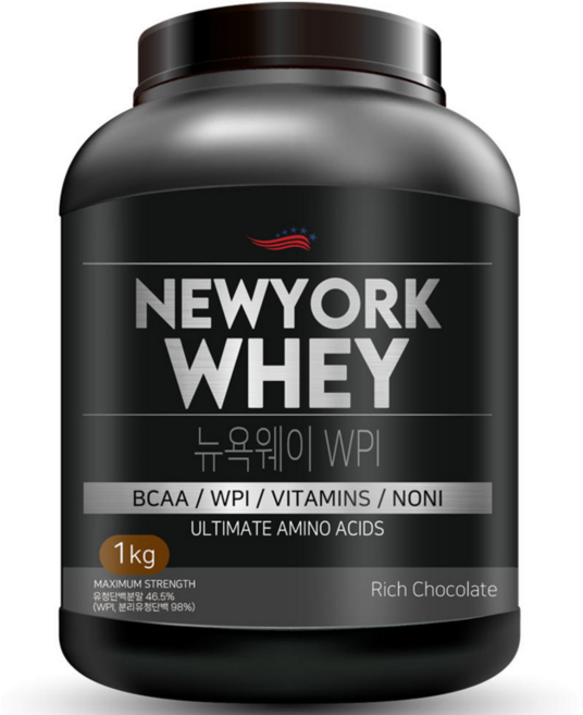 뉴욕웨이 WPI 유당제로 단백질보충제 프로틴 분리유청단백질, 1kg, 1개