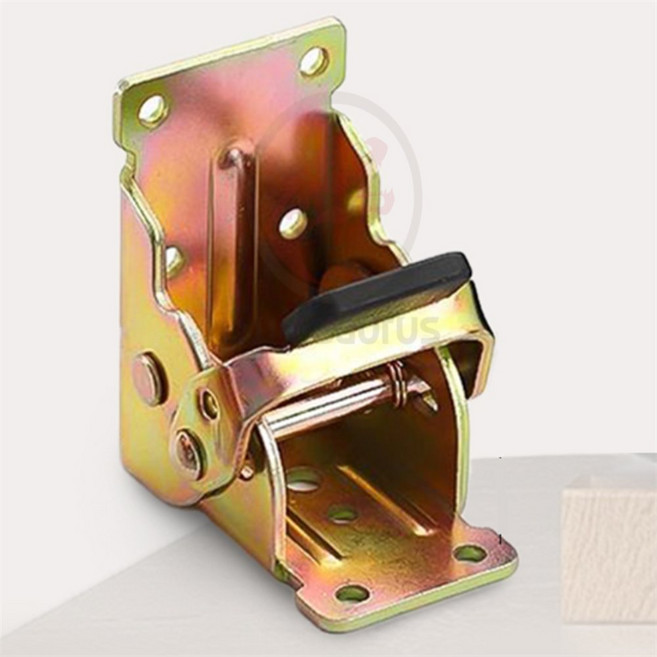 수자사우르스 고하중 90도 접이식 브라켓 접이식상다리부품, 블랙