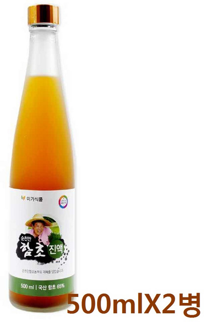 함초진액 함초 즙 발효액 순천만 마시는 식이섬유 500mlX2병, 500ml, 2개
