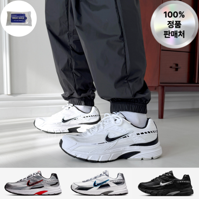 (NIKE 국내정품) 나이키 이니시에이터 런닝화 남녀공용 커플 운동화 데일리 키높이 신발 스니커즈 조깅화 헬스화 HIGHMAX 물티슈 증정