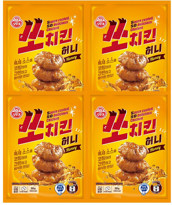 오뚜기 쏘치킨 허니 350g 4개