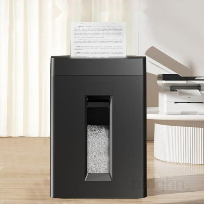 문서세단기 송장 파쇄기대여 신도리코복합기렌탈 서류분쇄기 퀄리티 폐기물 팝콘 카드 사무실용 가정용 고출력 낙엽송 페이퍼커팅 전용 플라스틱 상용, 화이트, P_14436 4급 보안 23L 16장