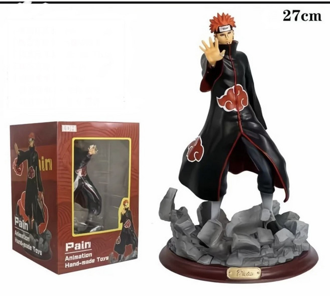 나루토 아카츠키 페인(천도) 27cm 대형 피규어, 1개