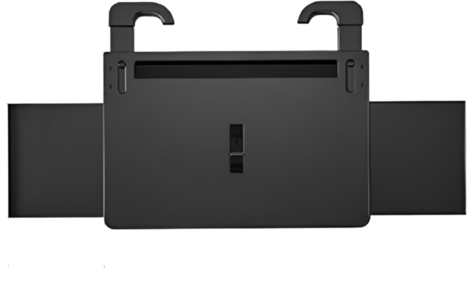 모어벨 차량용 핸들 다용도 테이블 거치대, 블랙, 1개