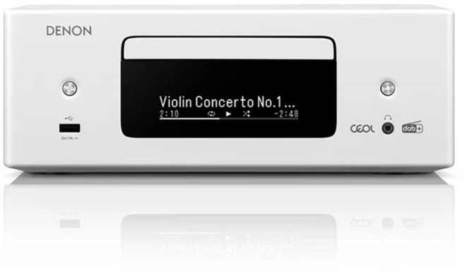 데논 RCD-N12 블루투스 네트워크 CD리시버, 화이트