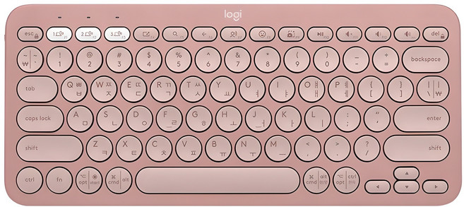 로지텍 무선 텐키리스 키보드, 더스티로즈, K380S, 제조사축