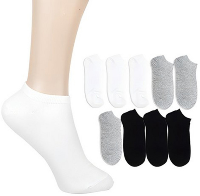 더베이직 여성용 프리미엄 스니커즈 발목 양말