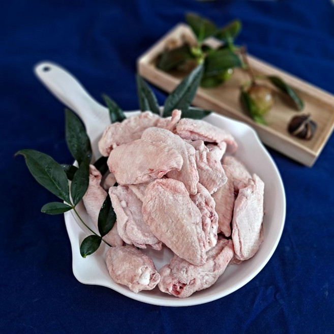 닭날개 닭봉 닭윙 1kg 무양념 오븐양념 매운양념 옵션선택 창업30주년 할인행사, 1세트, 무양념 냉동 윙(아랫날개) 500g 2봉