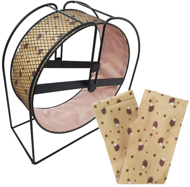 산코 메탈쳇바퀴 25cm용 방수패드 벨크로 타입, 고슴도치, 1개