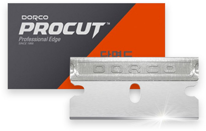 도루코 단면 면도날, 10개입, 1세트