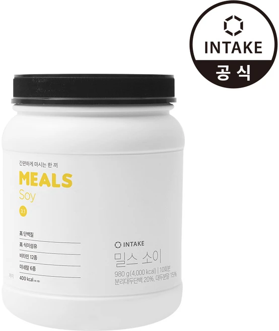밀스 3.1 소이 식사대용 쉐이크, 980g, 1개 - 쿠팡